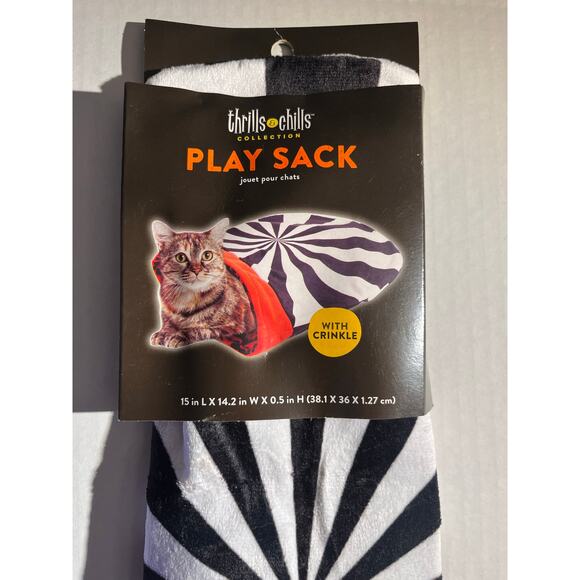 New Thrills & Chills  PLAY SACK  jouet pour chats - Picture 3 of 3
